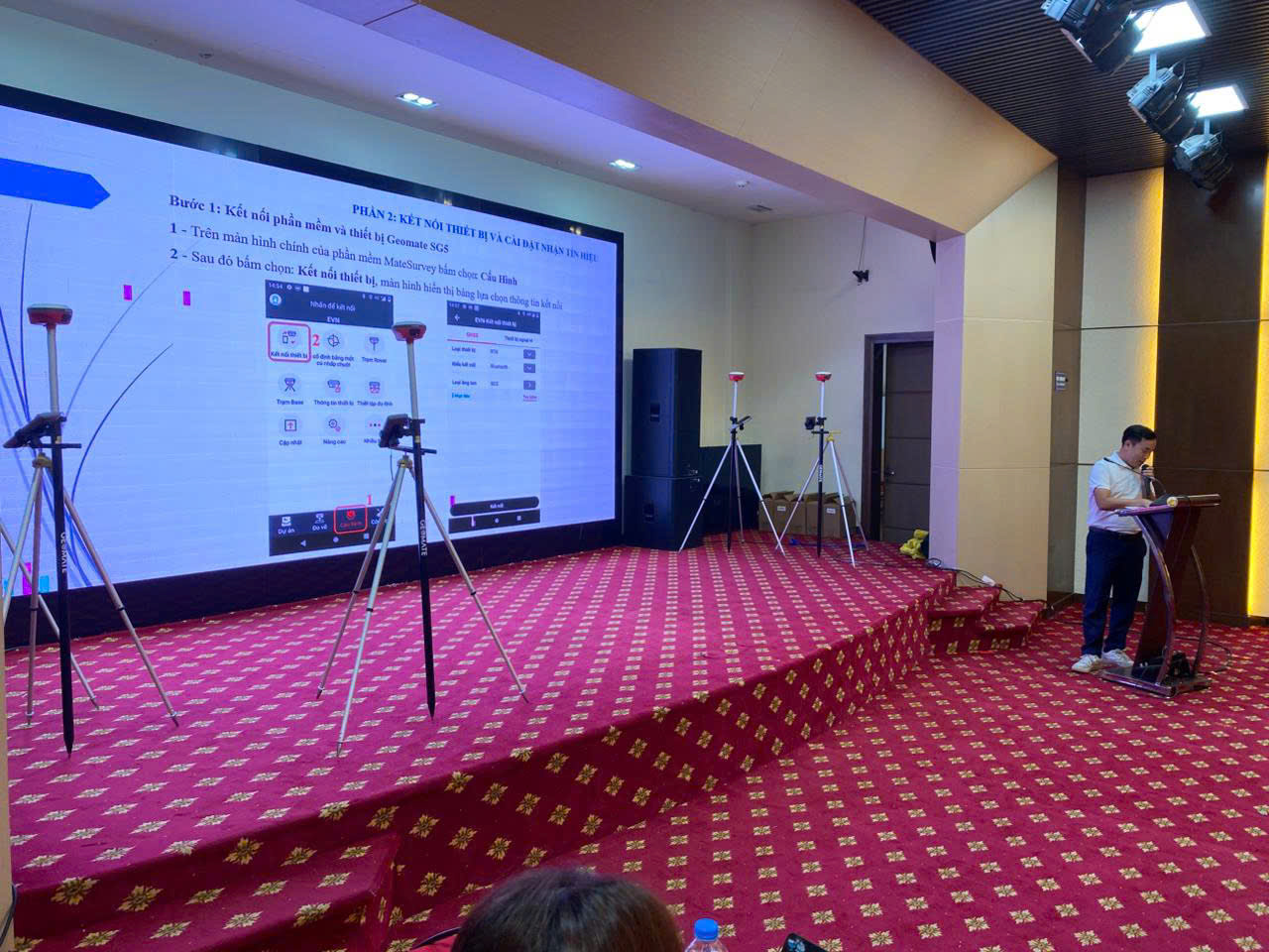 Chuyển giao công nghệ và khách hàng geomate 13